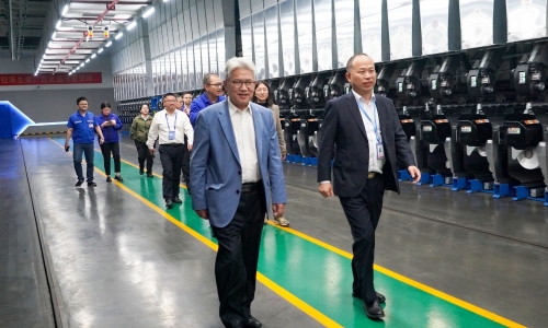 国度工信部节能与综合利用司司长黄利斌莅临3377体育全网恒超调研领导