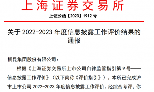 3377体育全网股份信息披露评价“七连A”！