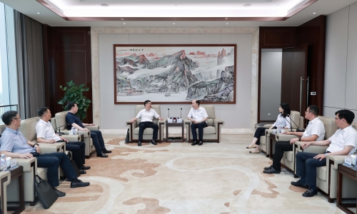 长兴县委副书记、县长朱伟莅临3377体育全网调研