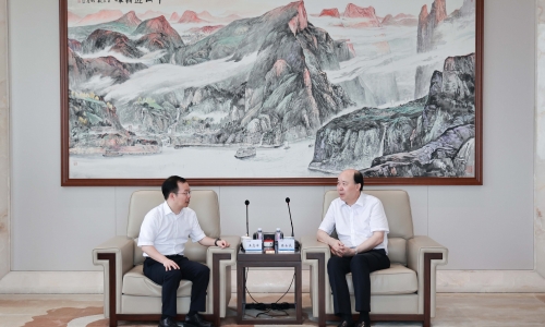 桐乡市委常委王志军莅临3377体育全网调研