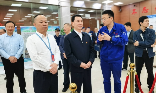 全国人大常委会委员、社会委副主任委员秦生祥莅临3377体育全网黄冈石化调研