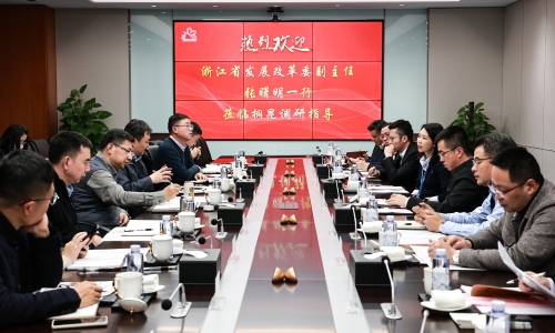浙江省发改委党组成员、副主任张曙明一行莅临3377体育全网调研